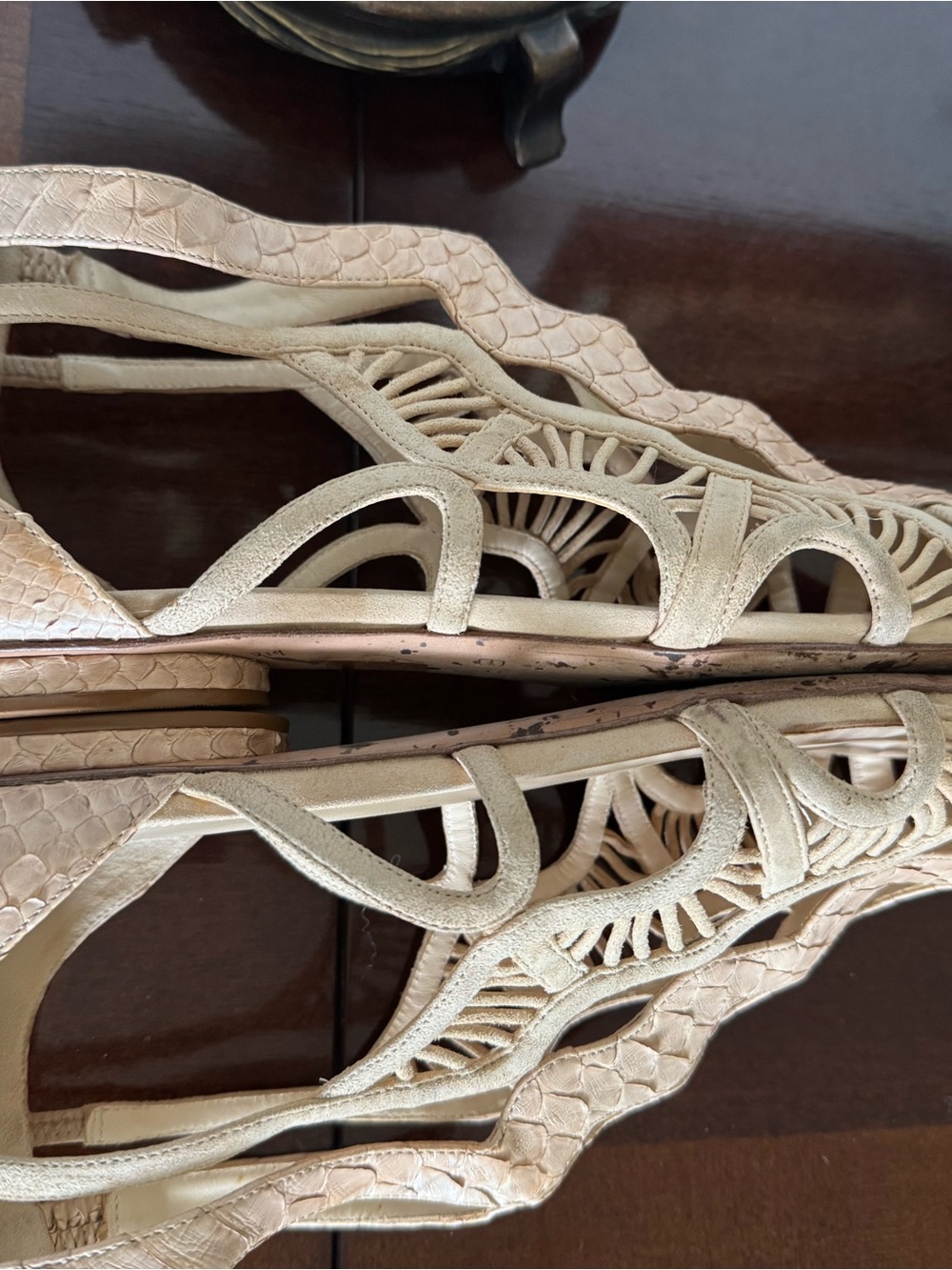 Alexandre Birman Caged Sandals 39 1/2 - Picture 8 of 14